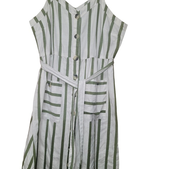 Mlle Gabrielle Women's XL Cotton Midi SunDress Beach Summer Modest Church Work - Picture 3 of 8